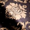 PG DIY Wallpaper Black Damask (45 x 500 CM, Black) | Luxury Self Adhesive Wall Stickers Roll | Decorative PVC Vinyl Wallpaper for Living Room Bedroom Hall | Easy Peel & Stick Home Decor.